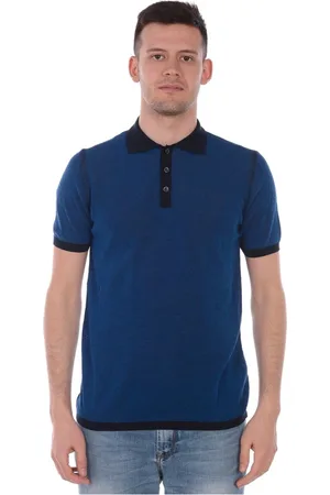 Trussardi Koszulki, Mężczyzna, Niebieski, S, Polo Shirts