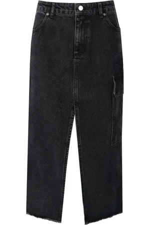 STINE GOYA Spódnice, Kobieta, Czarny, XS, Denim, Denim Skirts