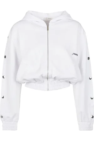 hinnominate Bluzy, Kobieta, Biały, M, Bi 01 Biały Sweatshirt