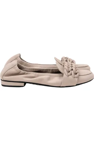 Kennel & Schmenger Buty, Kobieta, Beżowy, 37 EU, Eleganckie płaskie buty dla nowoczesnych kobiet