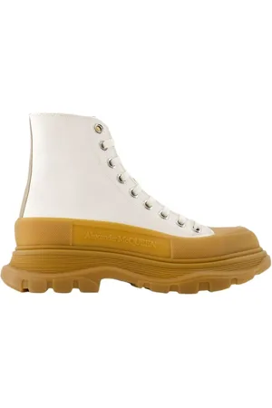 Alexander McQueen Buty, Kobieta, Beżowy, 41 EU, Lace-up Botki
