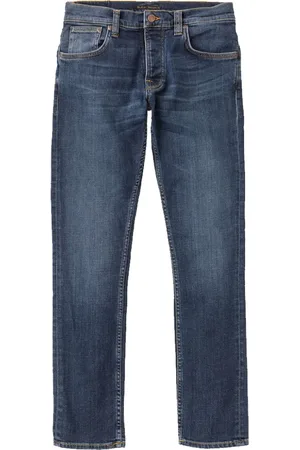 Nudie Jeans Jeansy, Mężczyzna, Niebieski, W31 L32, Denim, Accessories
