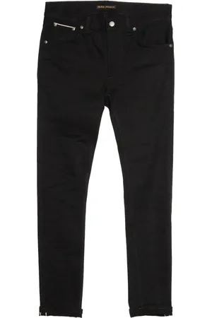 Nudie Jeans Jeansy, Mężczyzna, Czarny, W32 L32, Bawełna, Accessories