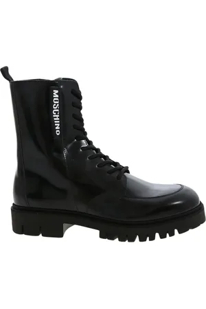 Moschino Buty, Mężczyzna, Czarny, 40 EU, Lace-up Botki