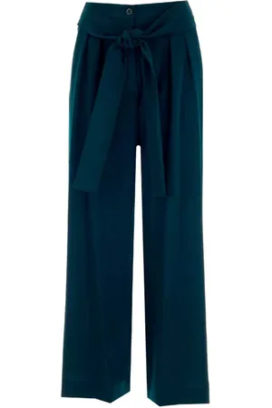 See by Chloé Spodnie, Kobieta, Zielony, XS, Wide Trousers