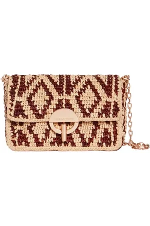 Vanessa Bruno Akcesoria, Kobieta, Beżowy, ONE SIZE, Geometryczna torba księżycowa