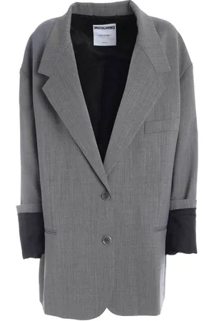 Moschino Płaszcze, Kobieta, Szary, M, Blazers