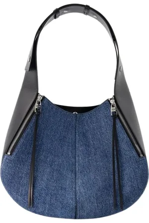 Alexander McQueen Torebki, Kobieta, Niebieski, ONE SIZE, Denim, Shoulder Bags