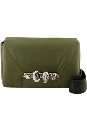 Alexander McQueen Torebki, Mężczyzna, Zielony, ONE SIZE, Nylon, Cross Body Bags