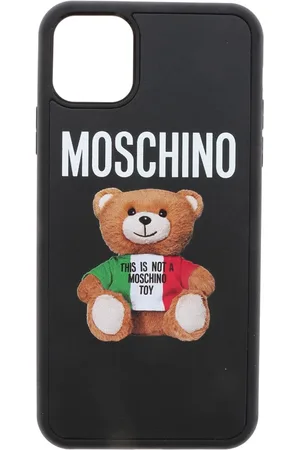 Moschino Akcesoria, unisex, Czarny, ONE SIZE, Phone Accessories