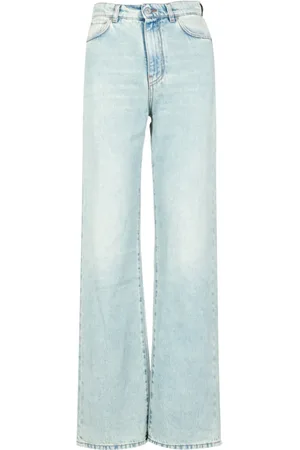 Mauro Grifoni Jeansy, Kobieta, Niebieski, W28, Denim, Jeansy o prostym krojuy