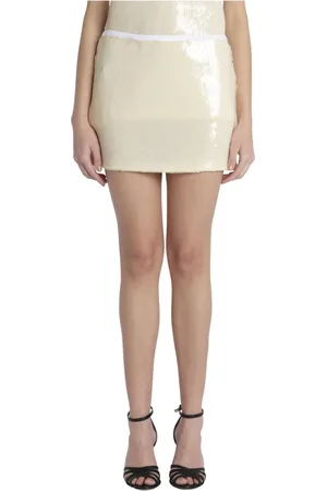 Nº21 Spódnice, Kobieta, Żółty, S, Nylon, Skirts