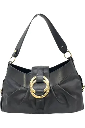 Bvlgari Pre-owned, Kobieta, Czarny, ONE SIZE, Skóra, Pre-owned skórzane torby na ramię