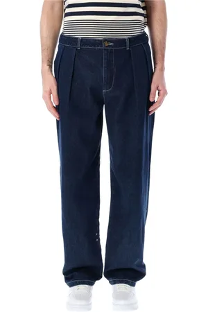 Pop Trading Company Jeansy, Mężczyzna, Niebieski, S, Denim, Jeansy