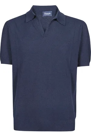 DRUMOHR Koszulki, Mężczyzna, Niebieski, M, Polo Shirts