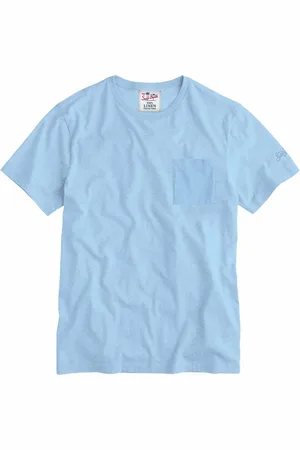 MC2 SAINT BARTH Koszulki, Mężczyzna, Niebieski, S, T-Shirts