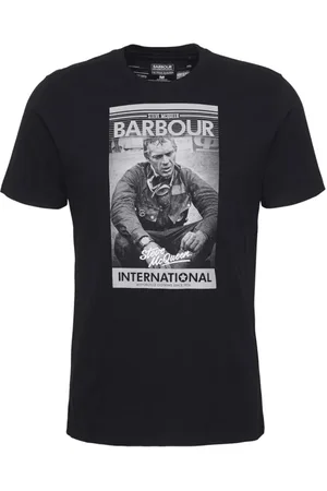 Barbour Koszulki, Mężczyzna, Czarny, M, T-Shirts
