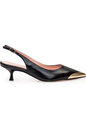 ANNA F. Buty, Kobieta, Czarny, 39 EU, Buty na obcasie Chanel Nappa