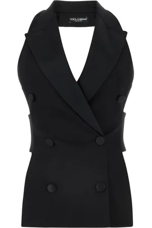 Dolce & Gabbana Koszulki, Kobieta, Czarny, M, Sleeveless Tops