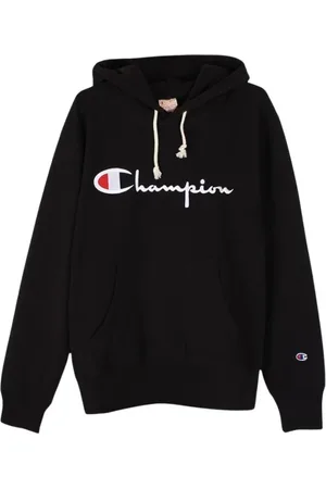 Champion Bluzy, Mężczyzna, Czarny, S, Bluza z kapturem