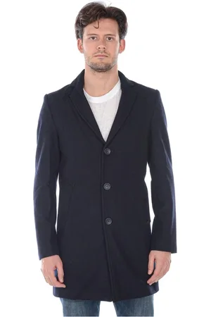 D.A. Daniele Alessandrini Płaszcze, Mężczyzna, Niebieski, XL, Coats