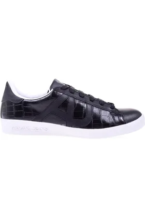 Emporio Armani Buty, Mężczyzna, Czarny, 42 EU, Casual Sneakers dla Mężczyzn i Kobiet