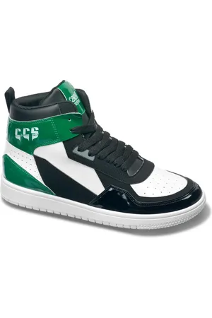Roberto Cavalli Buty, Mężczyzna, Zielony, 40 EU, Skóra, Męskie Sneakersy, Materiał i Skóra Syntetyczna