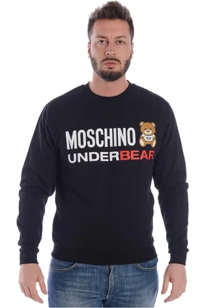 Moschino Bluzy, Mężczyzna, Czarny, M, Bluzy z kapturem