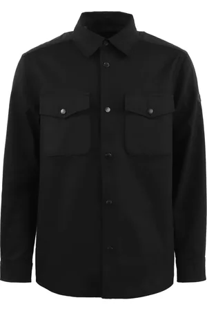 AlphaTauri Kurtki, Mężczyzna, Czarny, M, Czarna Overshirt Waver