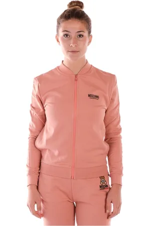 Moschino Bluzy, Kobieta, Różowy, XS, Bluzy z kapturem
