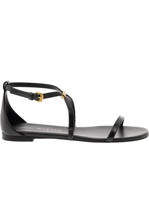 Alexander McQueen Buty, Kobieta, Czarny, 37 EU, Flat Sandals