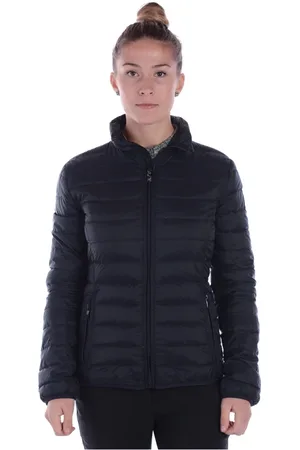 Emporio Armani Kurtki, Kobieta, Czarny, M, Denim, Stylowa Kurtka Denimowa
