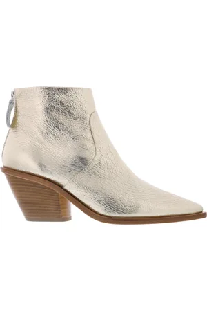 AGL ATTILIO GIUSTI LEOMBRUNI Buty, Kobieta, Szary, 39 EU, Metaliczne Cowboy Buty