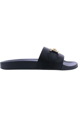 VERSACE Buty, Kobieta, Czarny, 36 EU, Damskie Klapki Basenowe