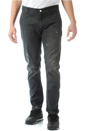 D.A. Daniele Alessandrini Jeansy, Mężczyzna, Czarny, W30, Denim, Jeansy