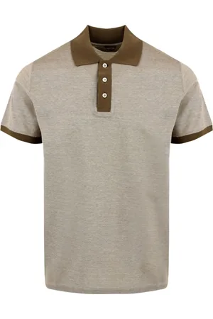 MOORER Koszulki, Mężczyzna, Szary, L, Polo Shirts