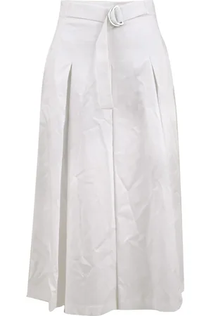 DRUMOHR Spódnice, Kobieta, Biały, M, Midi Skirts