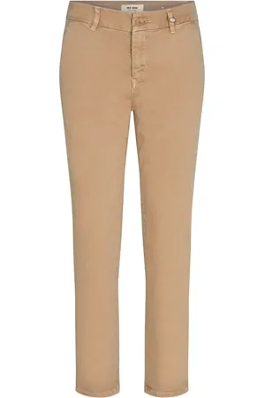 Mos Mosh Spodnie, Kobieta, Beżowy, W27, Skinny Trousers