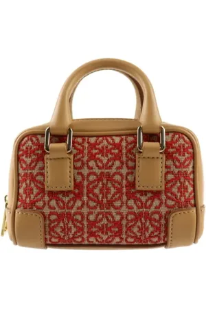 Loewe Pre-owned, Kobieta, Czerwony, ONE SIZE, Pre-owned Canvas handbags