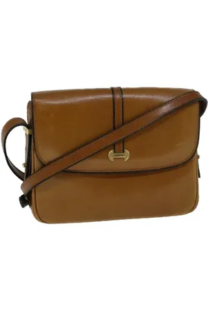 Bally Pre-owned, Kobieta, brązowy, ONE SIZE, Skóra, Pre-owned skórzane torby na ramię