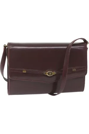 Bally Pre-owned, Kobieta, Czerwony, ONE SIZE, Skóra, Pre-owned skórzane torby na ramię