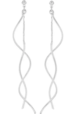 Dansk Copenhagen Akcesoria, Kobieta, Szary, ONE SIZE, Len, Earrings