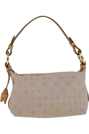 Bally Pre-owned, Kobieta, Różowy, ONE SIZE, Pre-owned Canvas shoulder-bags