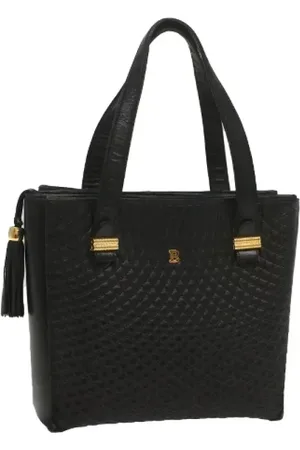 Bally Pre-owned, Kobieta, Czarny, ONE SIZE, Skóra, Pre-owned Skórzane torebki