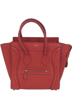 Céline Pre-owned, Kobieta, Czerwony, ONE SIZE, Skóra, Pre-owned Skórzane torebki