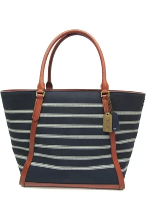 Coach Pre-owned, Kobieta, Niebieski, ONE SIZE, Pre-owned Canvas totes