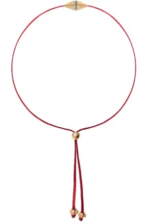 Dorothée Sausset Akcesoria, Kobieta, Czerwony, ONE SIZE, Ręcznie Robiony Bransoletka Rakhi z Turkusem