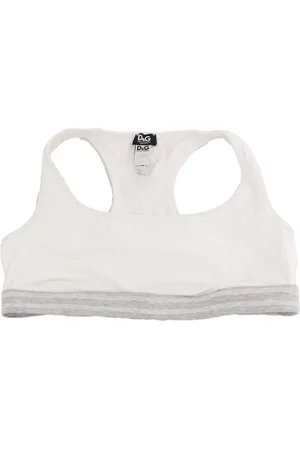 Dolce & Gabbana Koszulki, Kobieta, Biały, L, Top bez rękawów