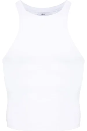 Vetements Koszulki, Kobieta, Biały, M, Top bez rękawów