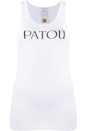 Patou Koszulki, Kobieta, Biały, M, Top bez rękawów